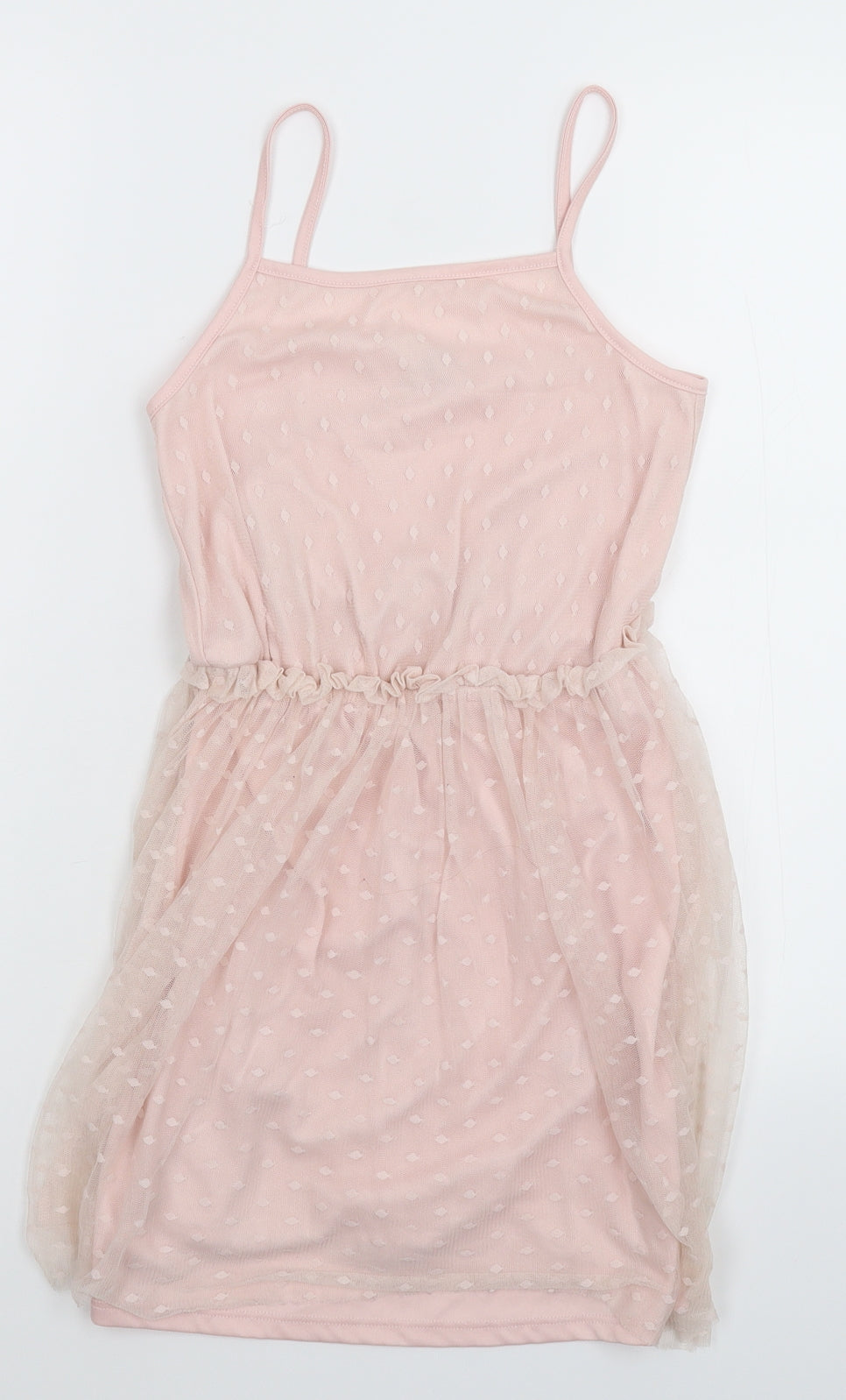 TU Girls Pink   Tank Dress  Size 11 Years