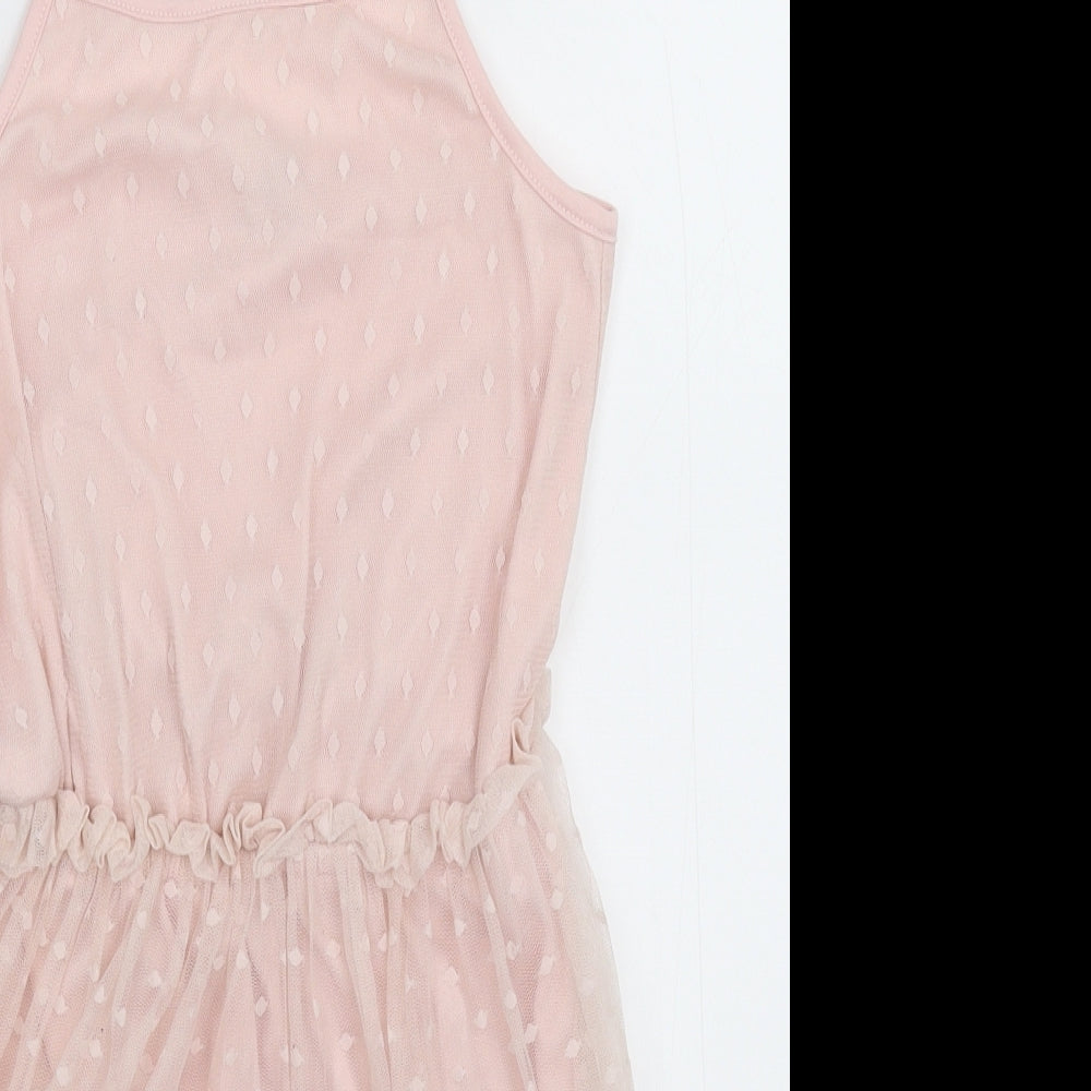 TU Girls Pink   Tank Dress  Size 11 Years