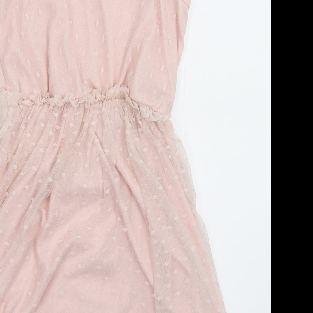 TU Girls Pink   Tank Dress  Size 11 Years