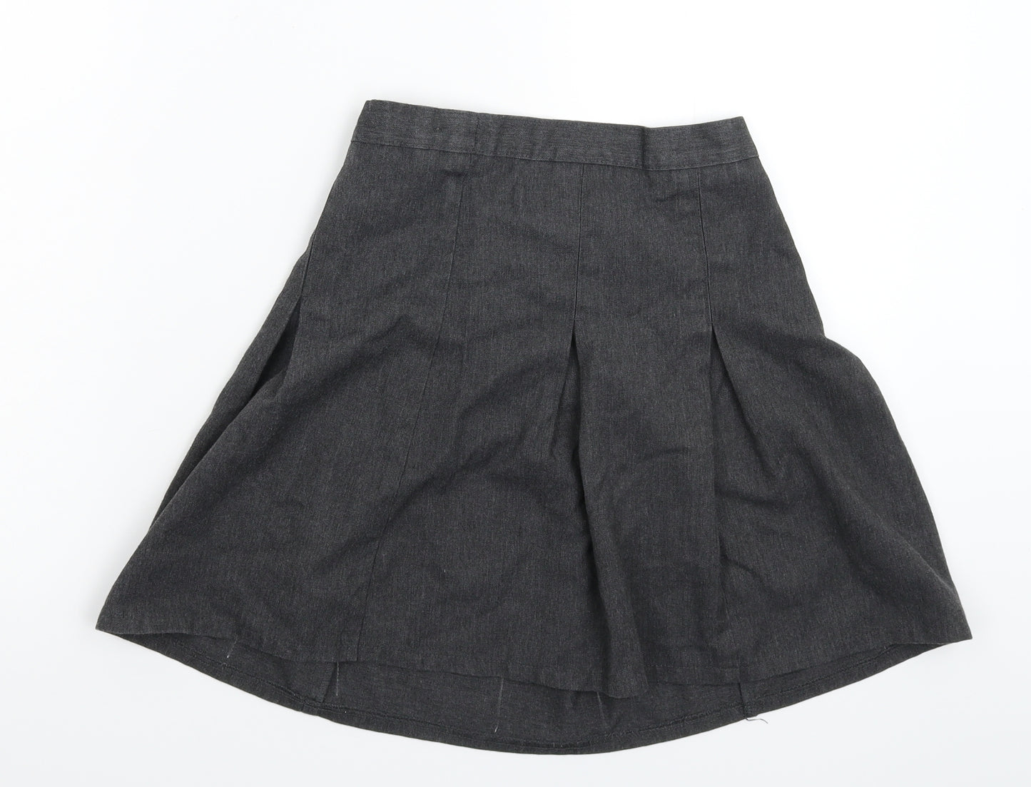 Matalan Girls Grey   Pleated Skirt Size 10 Years
