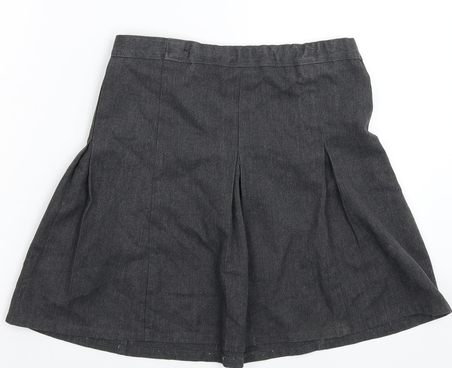 Matalan Girls Grey   Pleated Skirt Size 10 Years