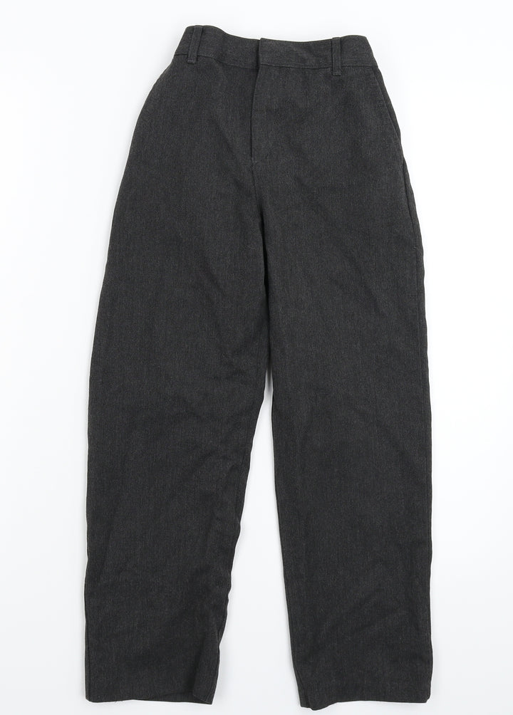 F&F Boys Grey Dress Pants Trousers Size 8-9 Years