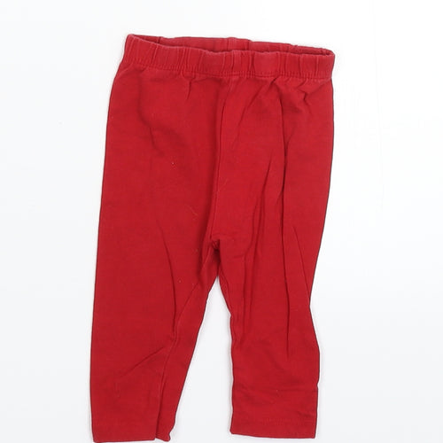George Baby Red   Capri Trousers Size 3-6 Months  - Legging