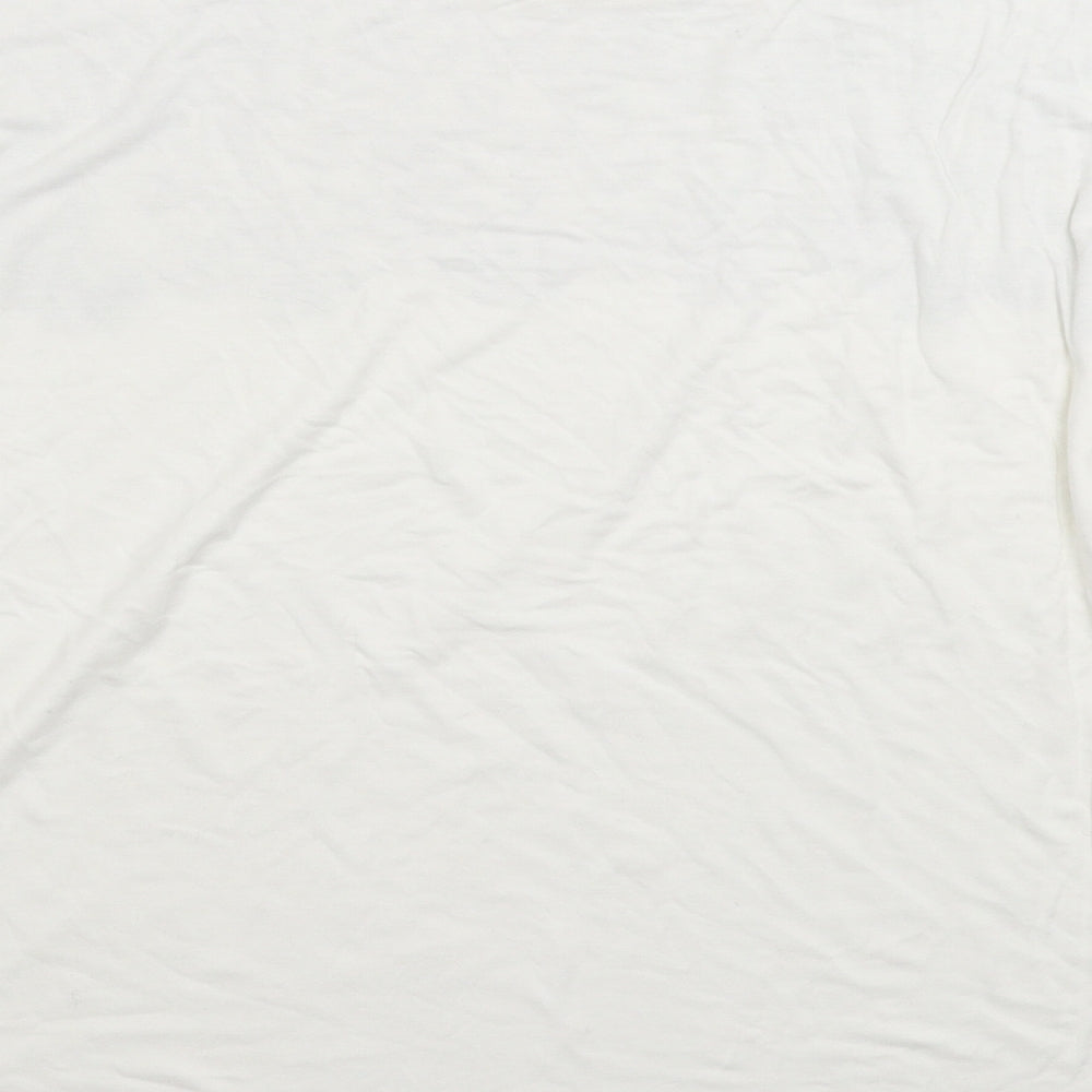 Julipa Womens White   Basic T-Shirt Size 24