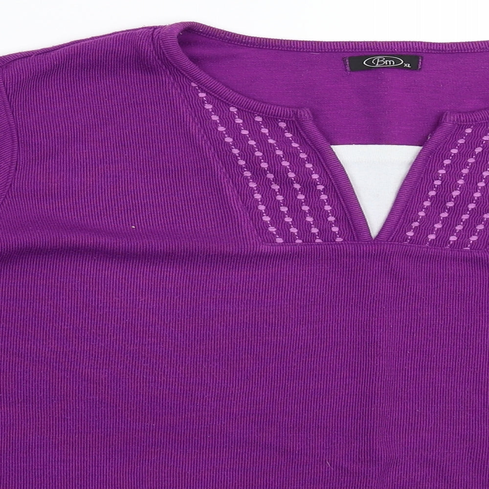 BM Womens Purple   Pullover Jumper Size XL