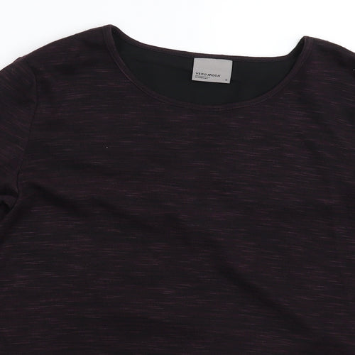 VERO MODA Womens Brown  Knit Pullover Jumper Size M