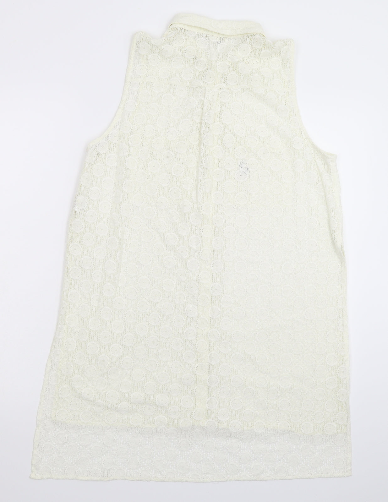 River Island Womens White   Basic Button-Up Size 12  - Oversized