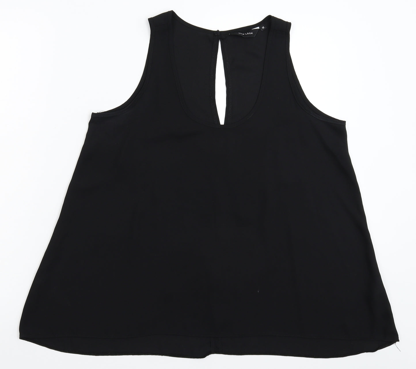 New Look Womens Black   Basic Blouse Size 12