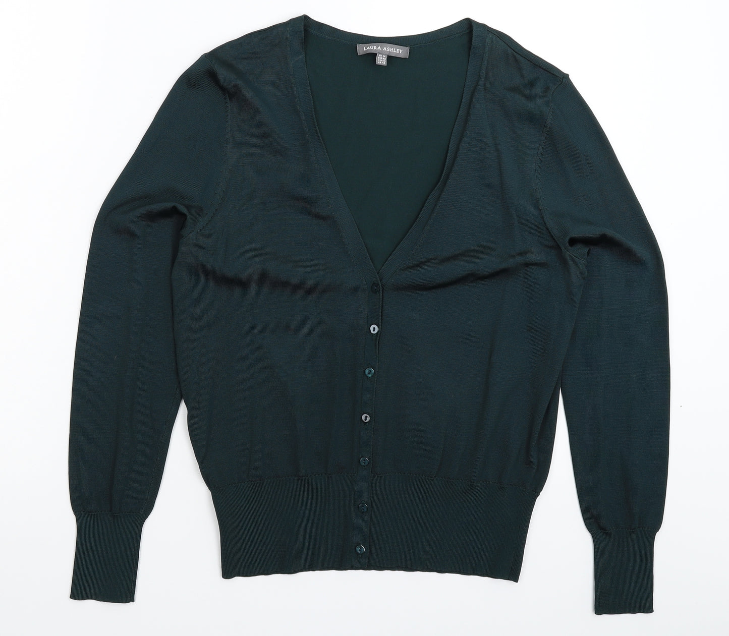 Laura Ashley Womens Green   Cardigan Jumper Size 14