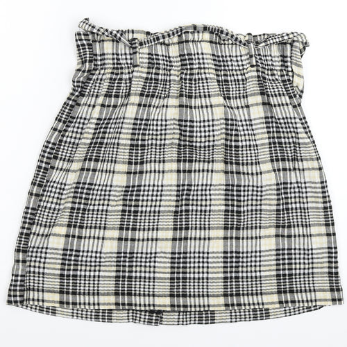 New Look Womens Multicoloured Check  Straight & Pencil Skirt Size 14