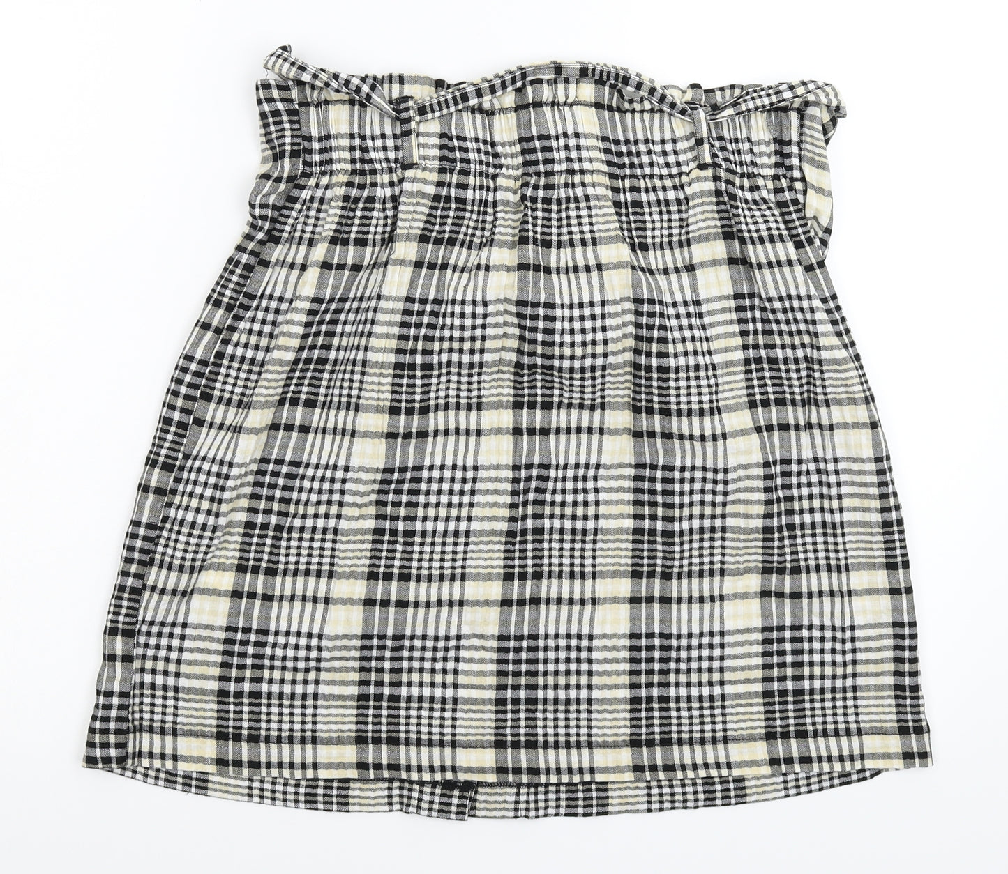 New Look Womens Multicoloured Check  Straight & Pencil Skirt Size 14