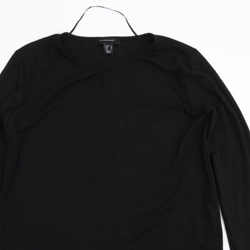 Atmosphere Womens Black  Knit Pullover Jumper Size 12
