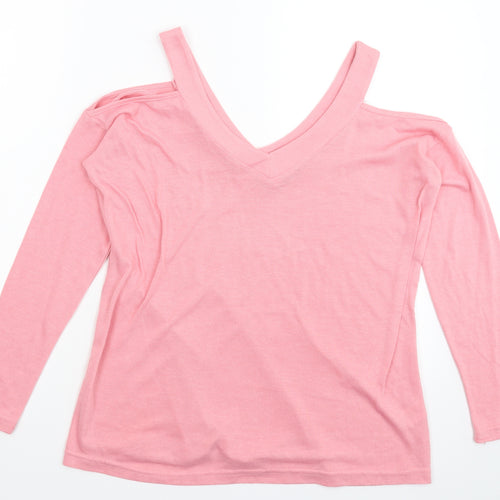 Primark Womens Pink  Knit Pullover Jumper Size 10