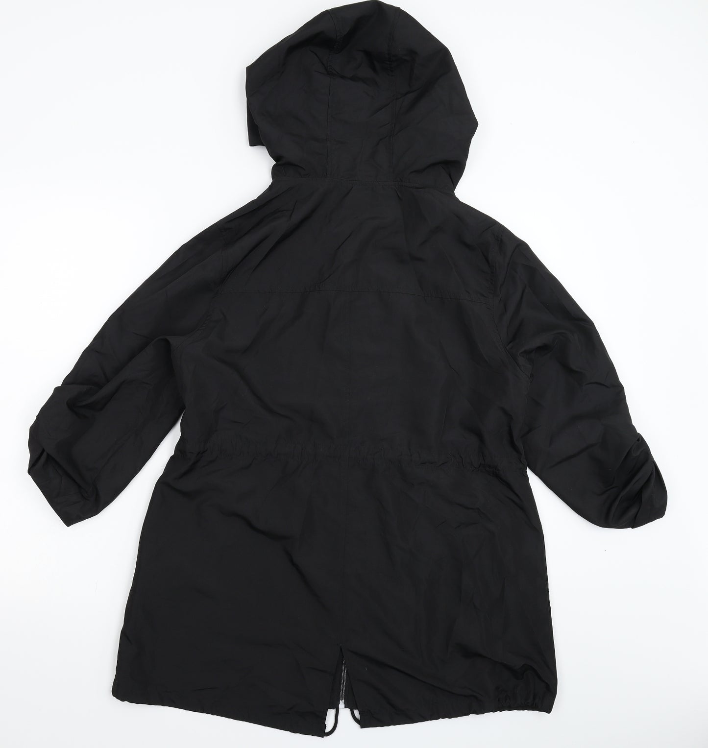 Atmosphere Womens Black   Jacket Coat Size 12  - Parka in a Pocket