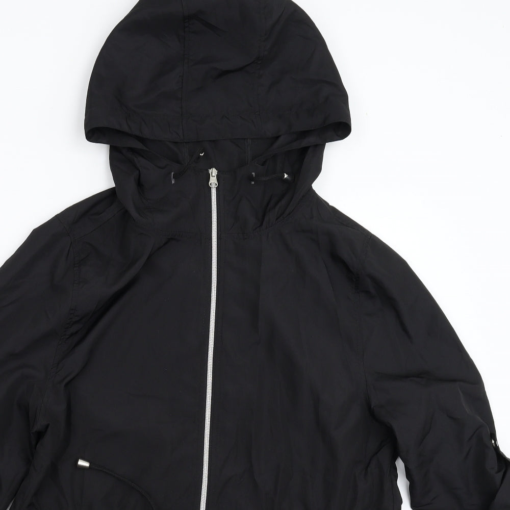 Atmosphere Womens Black   Jacket Coat Size 12  - Parka in a Pocket