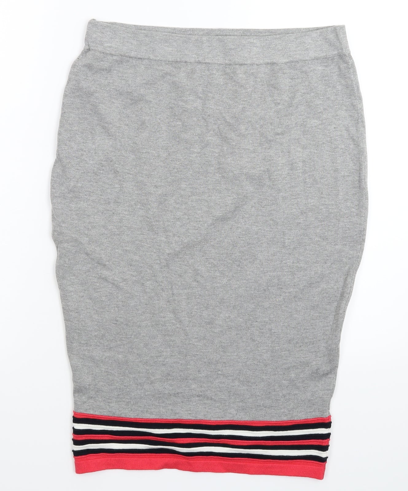 TU Womens Grey  Knit Straight & Pencil Skirt Size 12