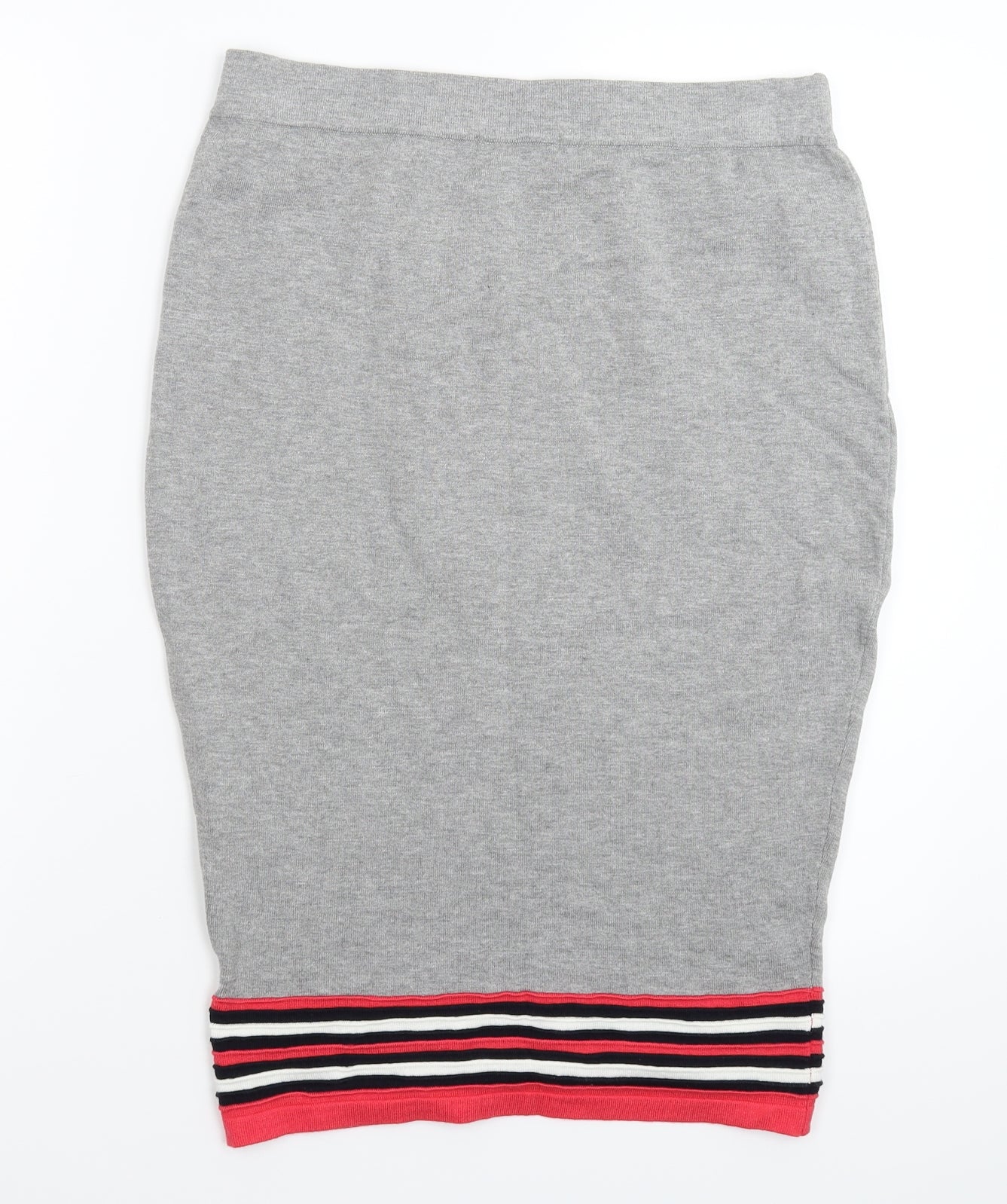 TU Womens Grey  Knit Straight & Pencil Skirt Size 12