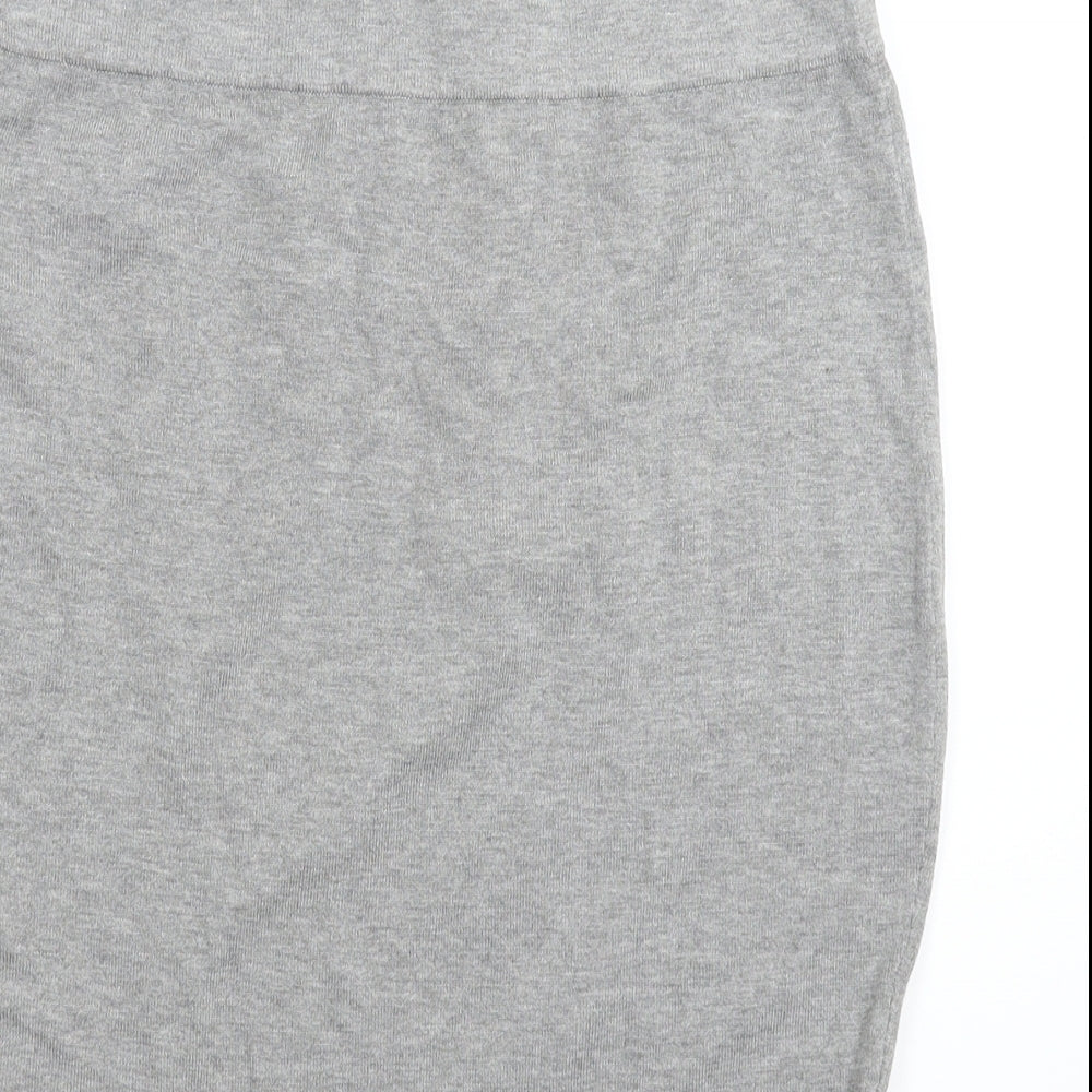 TU Womens Grey  Knit Straight & Pencil Skirt Size 12