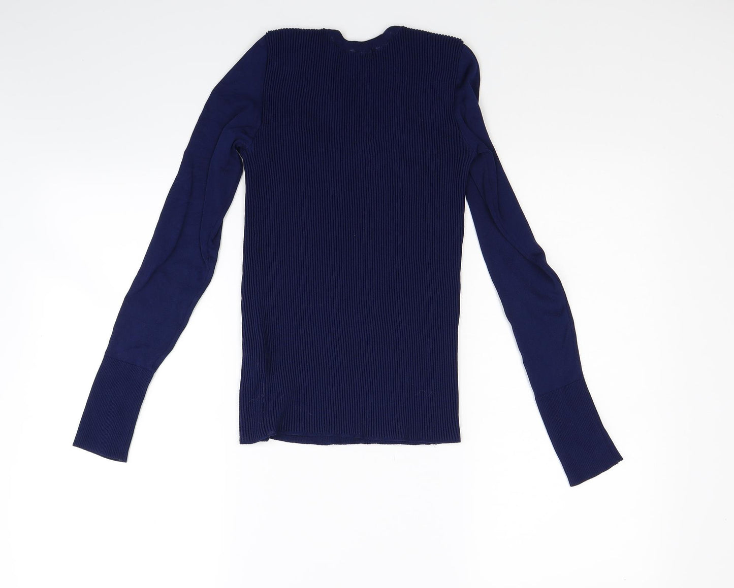 Laura Knit Womens Blue  Knit Pullover Jumper Size M