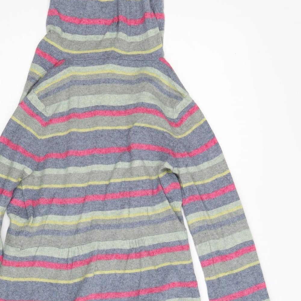 White Stuff Womens Green Striped  Jumper Dress  Size 12