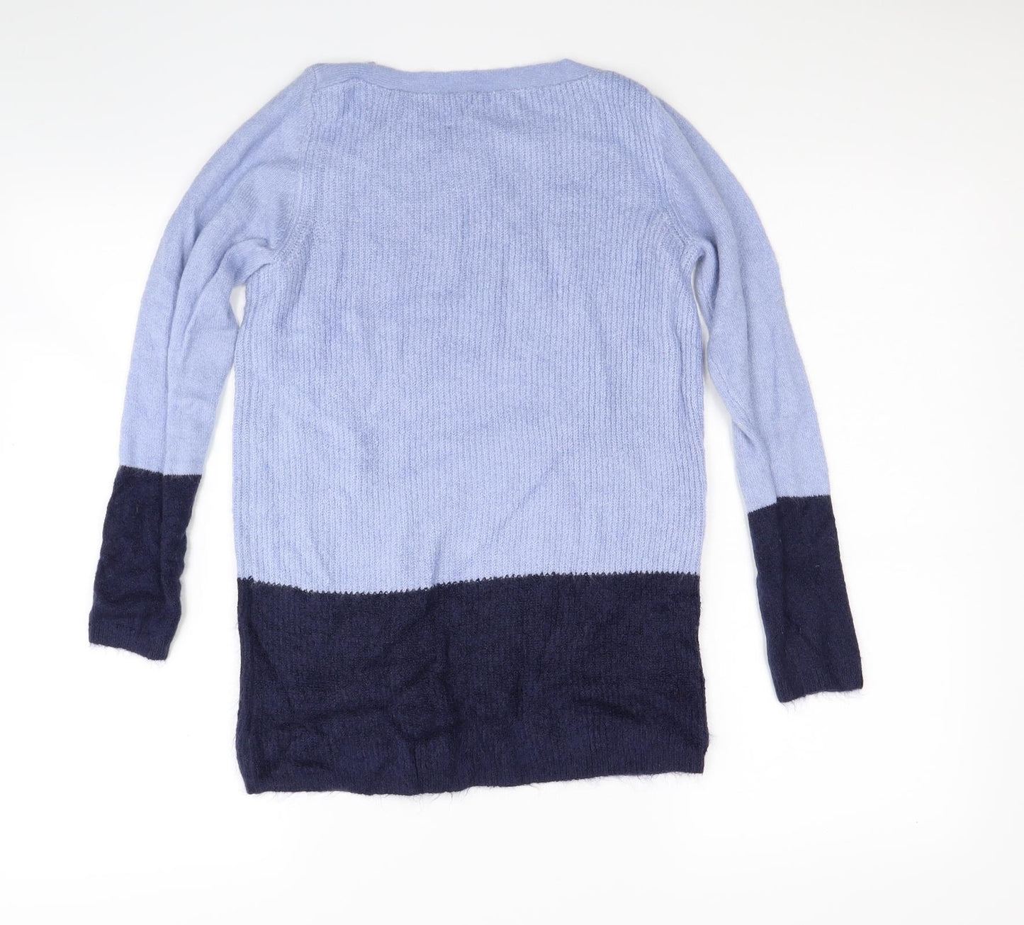 M&Co Womens Blue  Knit Pullover Jumper Size 10