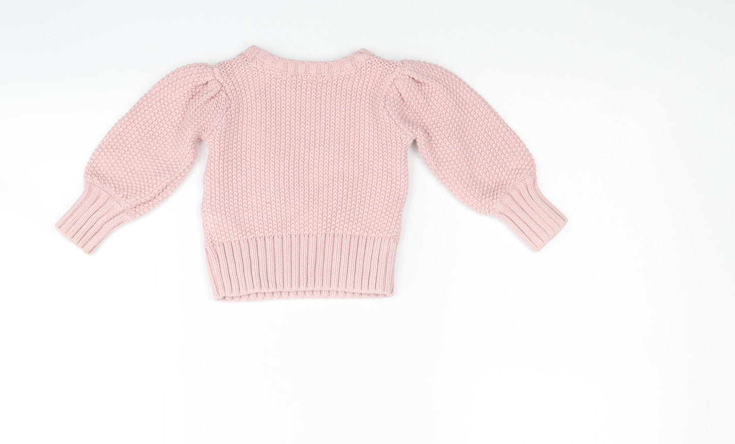 Gap Girls Pink  Knit Pullover Jumper Size 2 Years