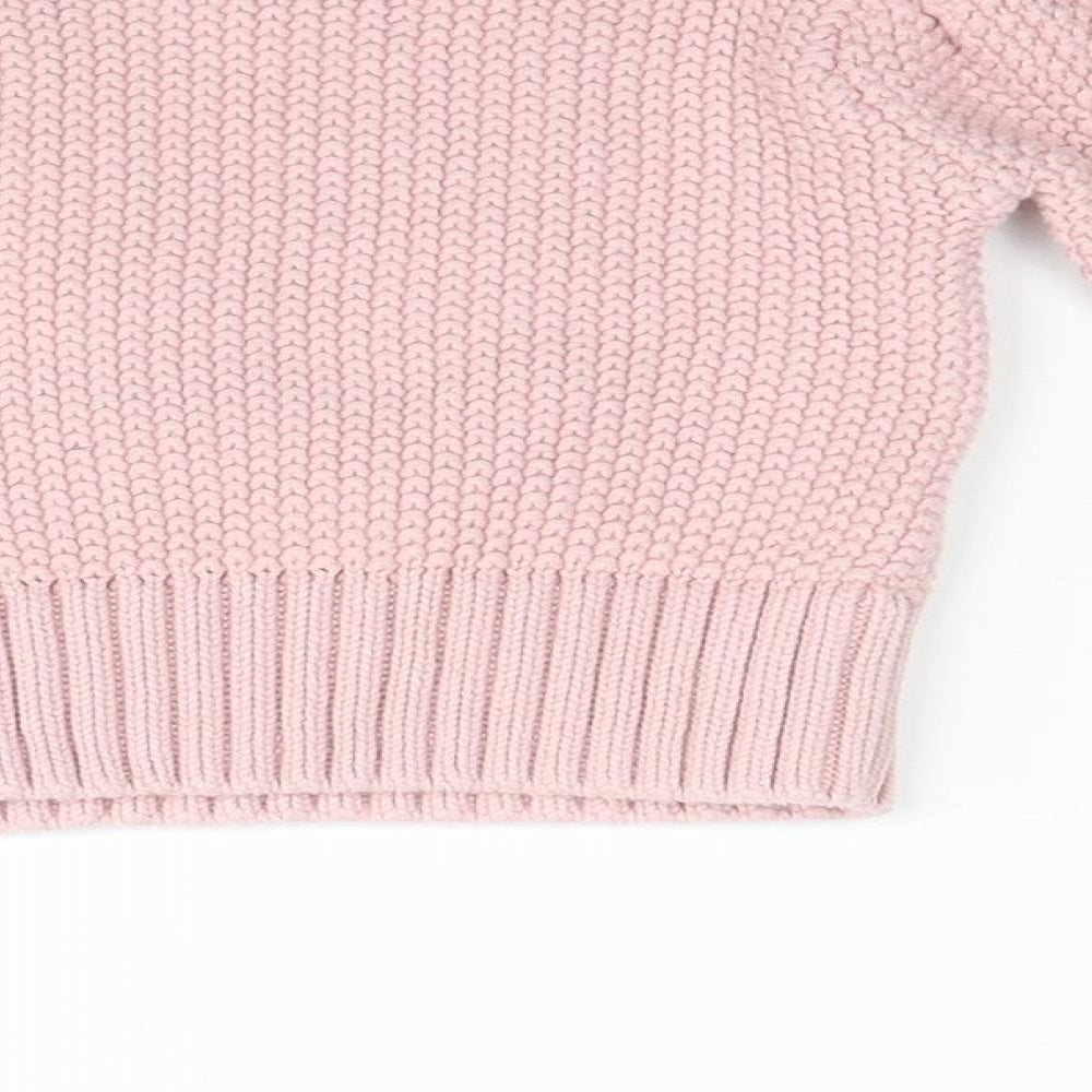 Gap Girls Pink  Knit Pullover Jumper Size 2 Years