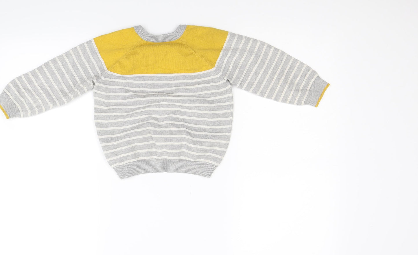 Matalan Boys Grey Striped  Pullover Jumper Size 3-4 Years