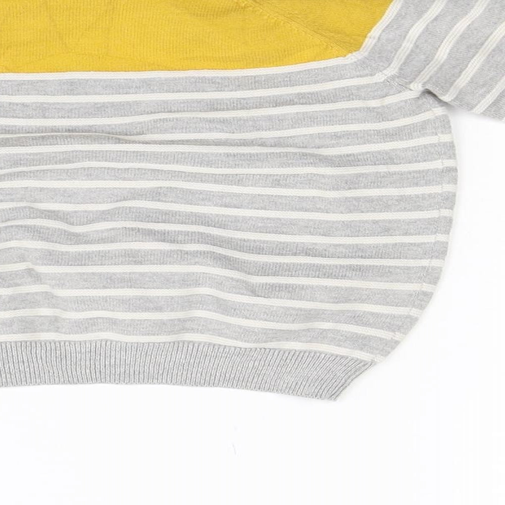 Matalan Boys Grey Striped  Pullover Jumper Size 3-4 Years