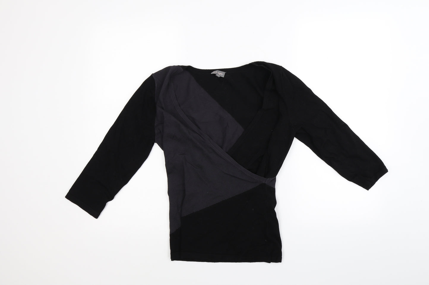 Phase Eight Womens Black  Knit Pullover Jumper Size 14