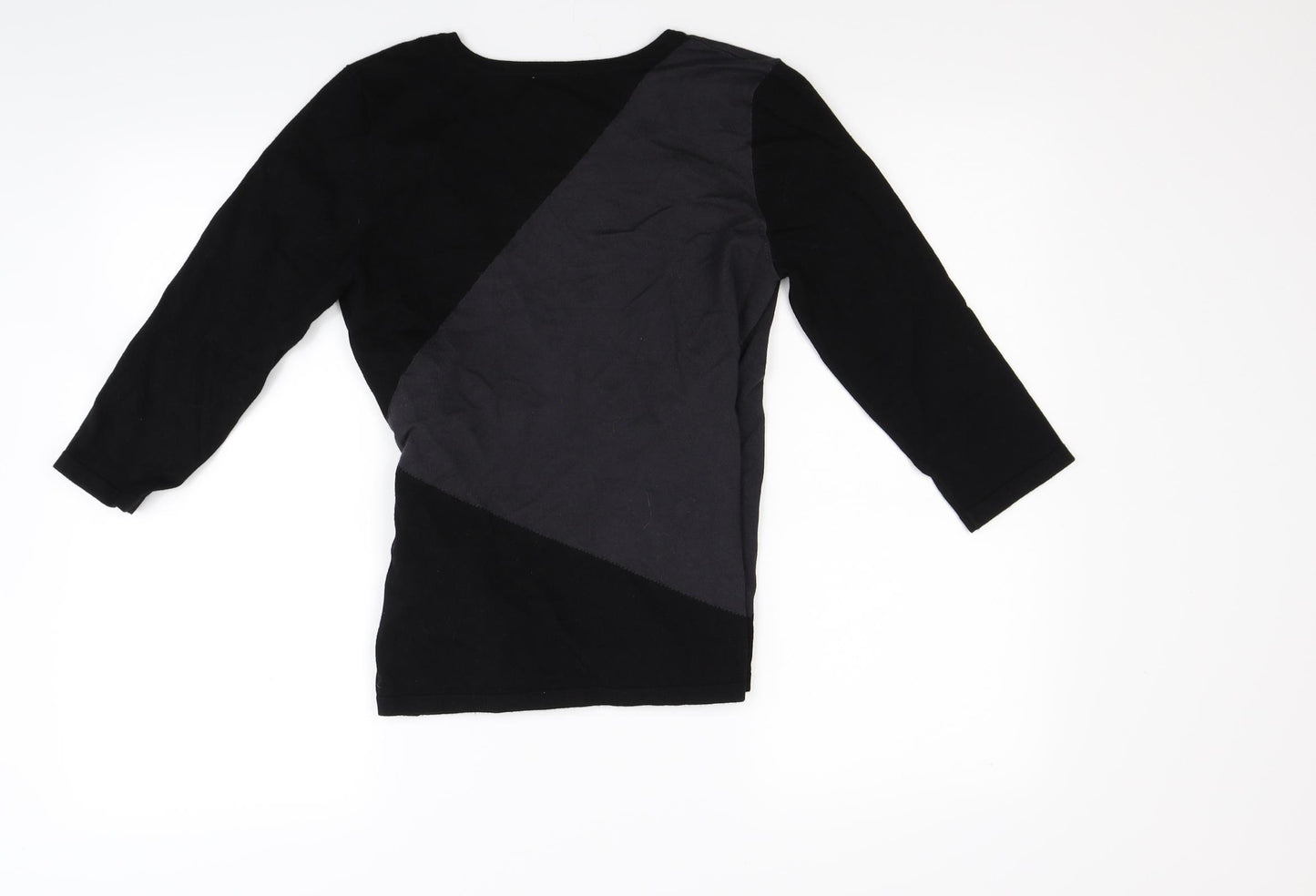 Phase Eight Womens Black  Knit Pullover Jumper Size 14