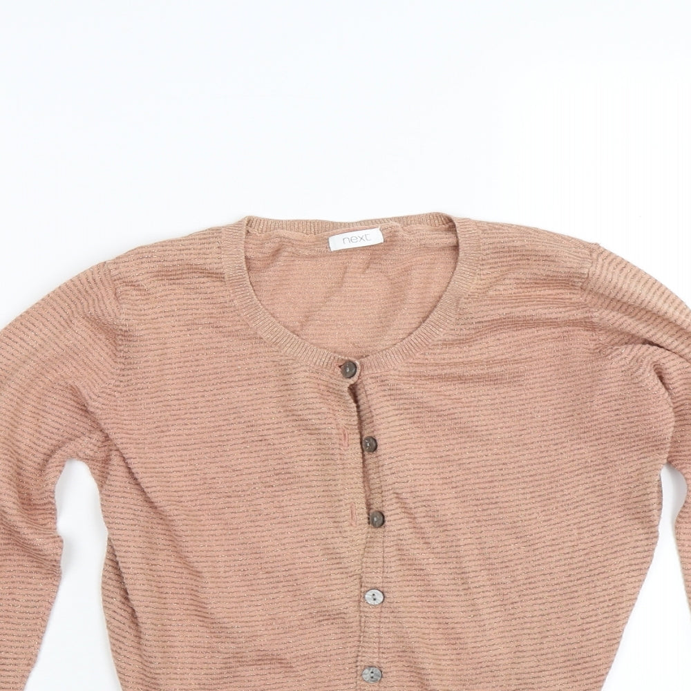 NEXT Girls Brown   Cardigan Jumper Size 13 Years
