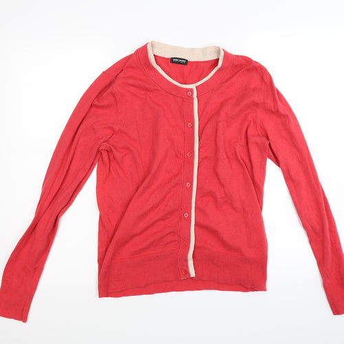 Gerry Weber Womens Red  Knit Cardigan Jumper Size M