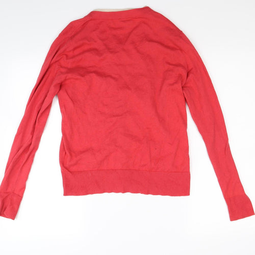 Gerry Weber Womens Red  Knit Cardigan Jumper Size M