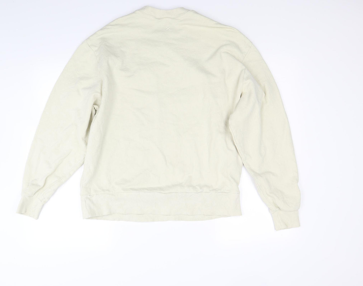 COLLUSION Mens Beige   Pullover Sweatshirt Size M