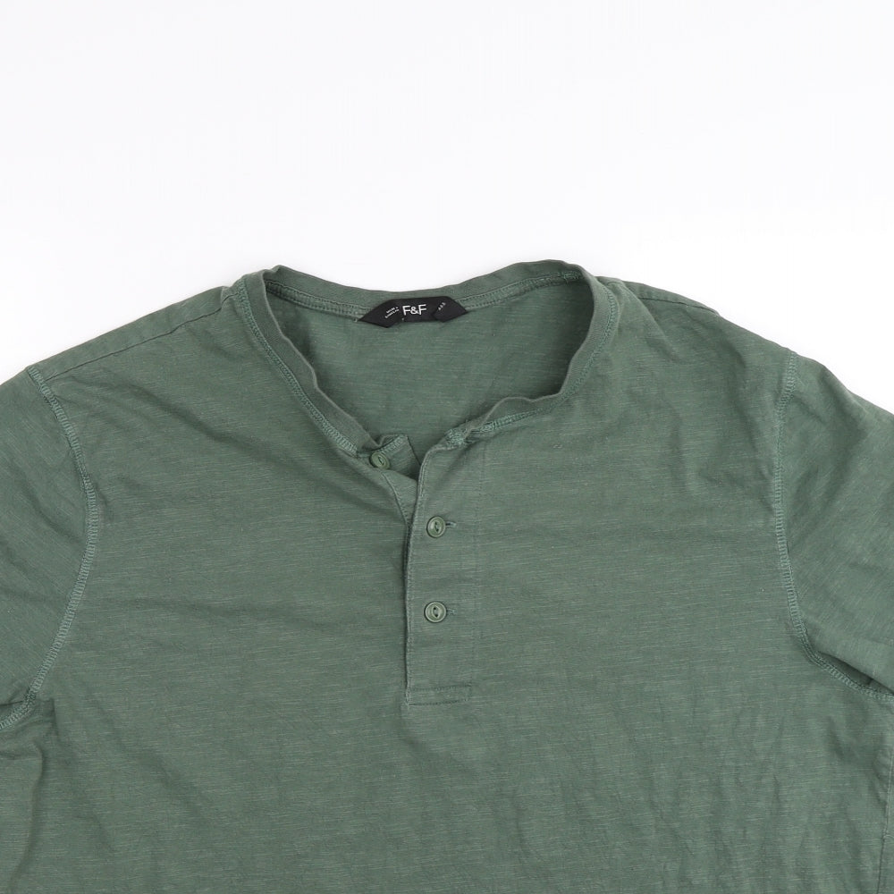 F&F Mens Green    Polo Size XL