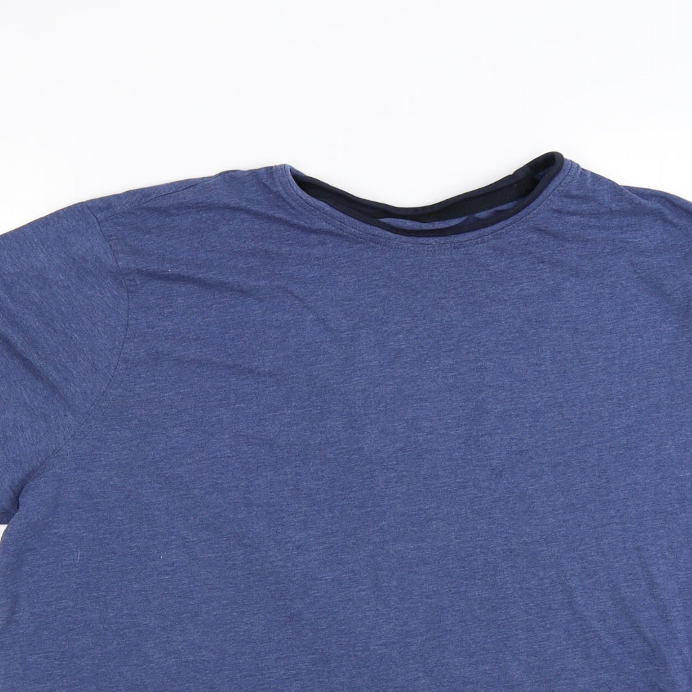 George Mens Blue    T-Shirt Size L