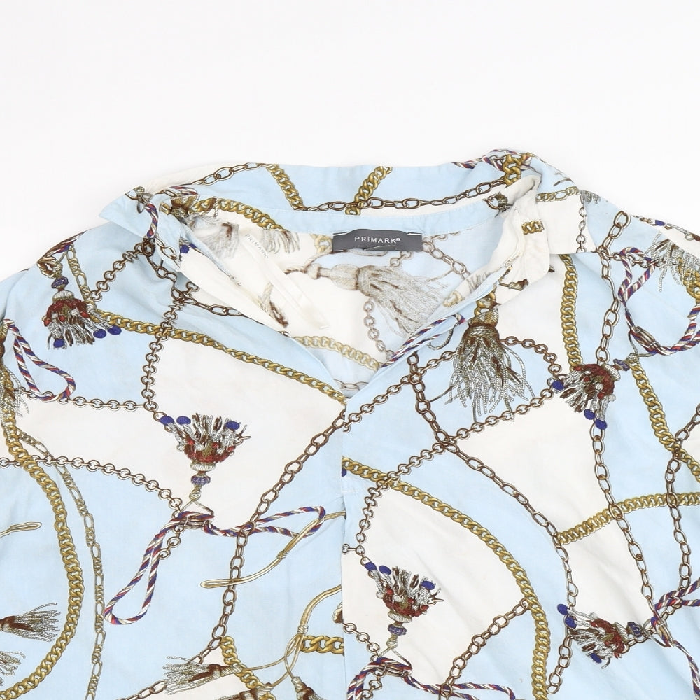 Primark Womens Blue   Basic Blouse Size 16