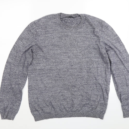 ASOS Mens Blue  Knit Pullover Jumper Size M