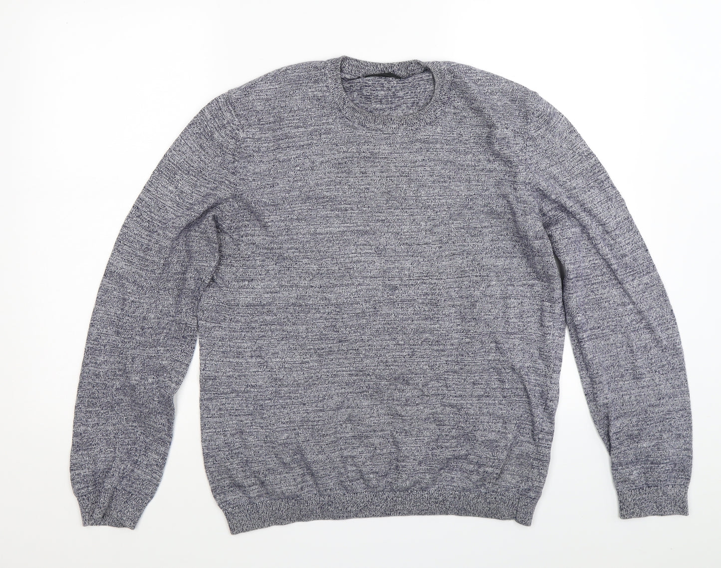 ASOS Mens Blue  Knit Pullover Jumper Size M