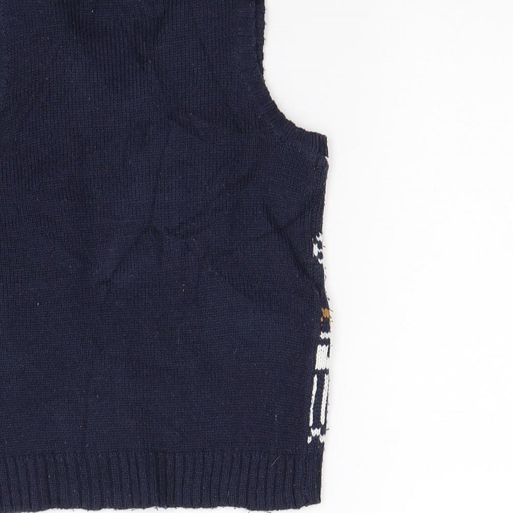 Pep & Co Boys Blue   Pullover Jumper Size 3-4 Years  - Christmas Jumper