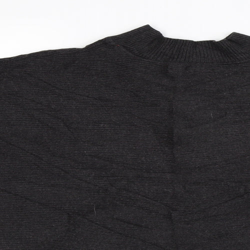 Zara Womens Grey  Knit Pullover Jumper Size L