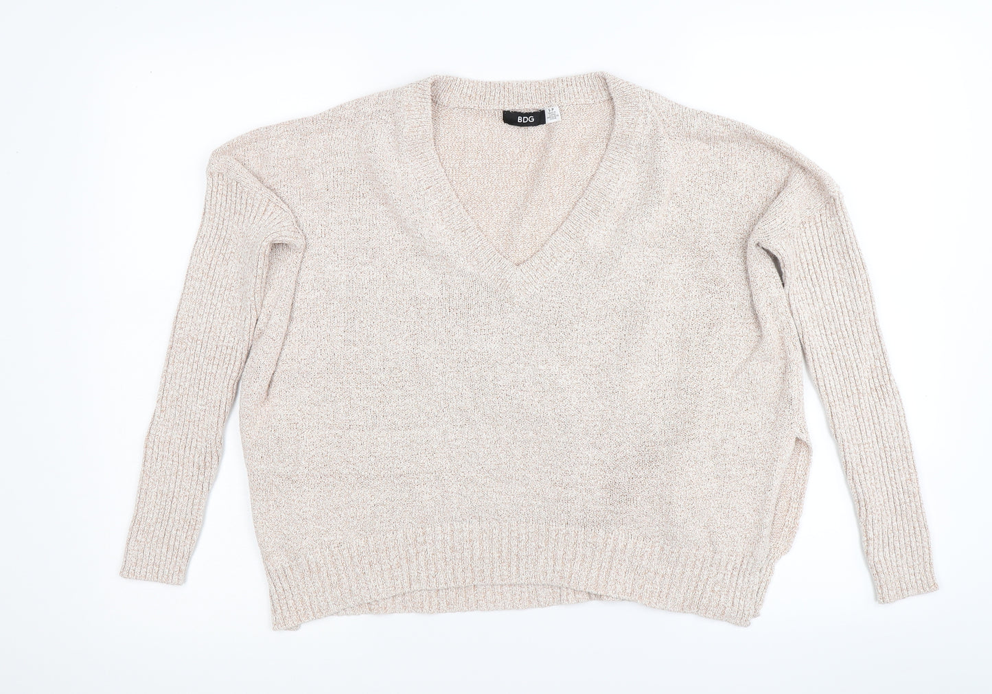 BDG Womens Brown  Knit Pullover Jumper Size S