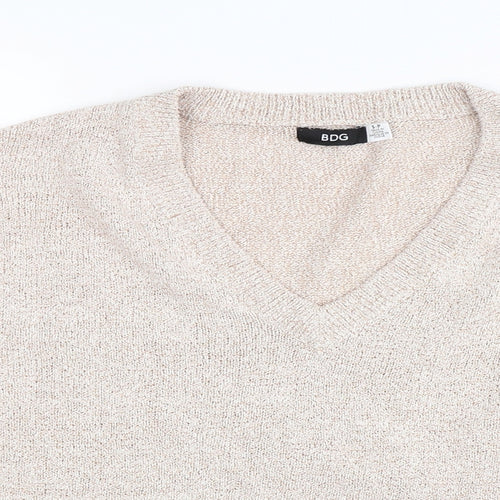 BDG Womens Brown  Knit Pullover Jumper Size S