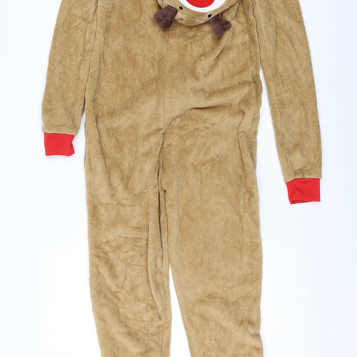 Brave Soul Womens Brown Solid  Top One Piece Size M  - Reindeer