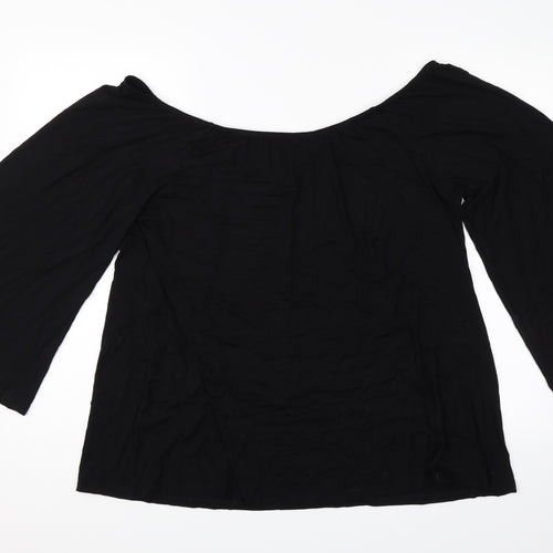 Select Womens Black   Basic Blouse Size 18