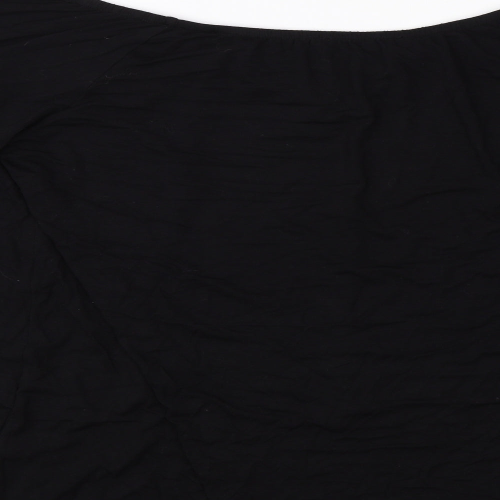 Select Womens Black   Basic Blouse Size 18