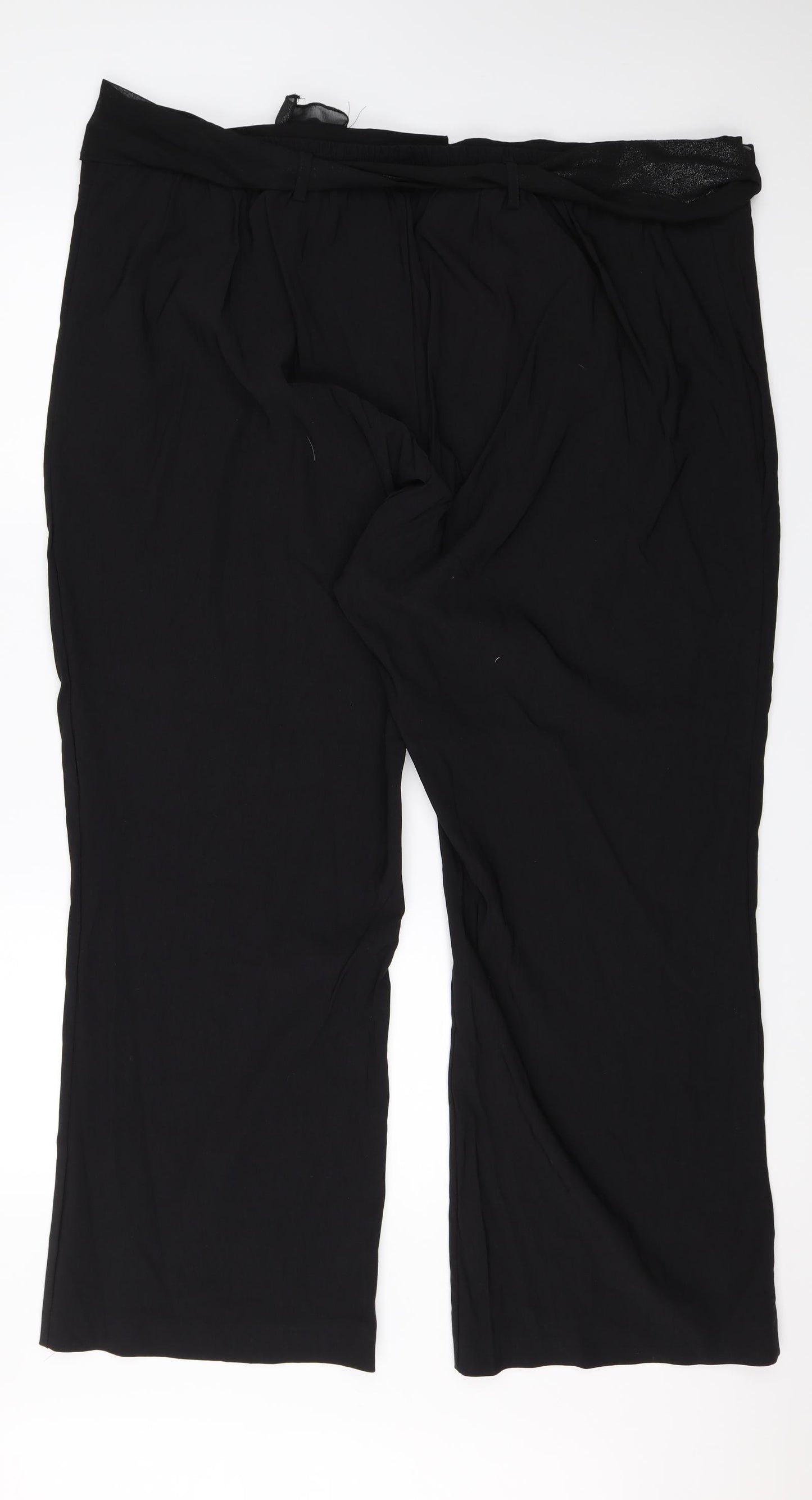Preworn Womens Black   Trousers  Size 26 L27 in