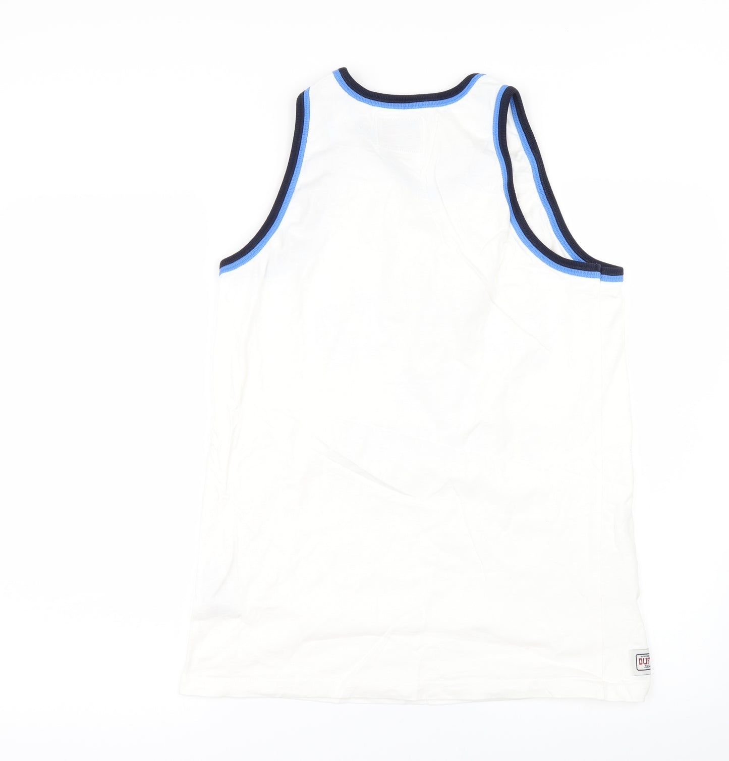 Duffer of St. George Mens White   Basic Tank Size M