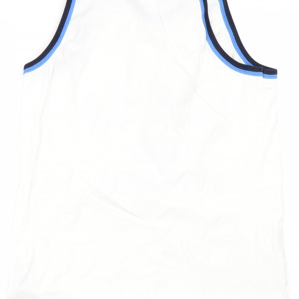 Duffer of St. George Mens White   Basic Tank Size M